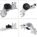 AULINK AW6699 Water Pump (For 3.6L V6 Only) For Jeep Wrangler 2012 2013 2014 2015 2016 2017 2018,Wrangler JK 2018 44021 120-4500 CR4500 RL079412AB 68079412AB 68079412AC 68079412AD 68079412AE