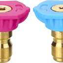 Tool Daily Second Story Quick-Connect Nozzle Kit for Pressure Washer, 4000PSI 1/4 Inch, 2-Pack