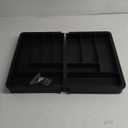 Lifewit Large Silverware Drawer Organizer, Expandable From 21 to 36 Inches, BPA Free Plastic Utensil Tray for Kitchen, Adjustable Flatware and Cutlery Holder for Spoons Forks Knives, Black