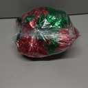 Anderson's Red and Green Metallic Holiday Garland, 14 Feet Long, Christmas Decorations, Parade Float Decorations for Trailer, Metallic Tinsel Garland, Christmas Garland Décor for Home and Party