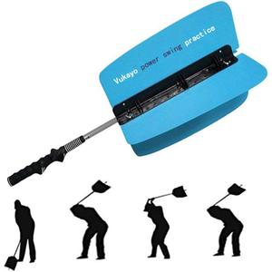Golf Power Resistance Trainer,Golf Swing Training aid Fan for Golf Power Swing (Blue)