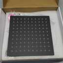 Black Shower Faucet GGStudy Single Function Shower Trim Kit with Rough-in Valve Shower Set Bath Rainfall Shower Faucet System 8inch Square Stainless Steel Metal Shower Head