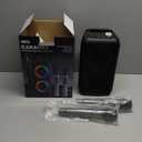 Bluetooth Speaker with 2 Wireless Microphones - Big Party Speaker for Adults Kids Karaoke with Lights - Portable Rechargeable Floorstanding Speakers Support TWS/AUX/USB/TF Card for Home Party Gift