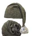 Baby Boy Girl Photography Knit Outfits Newborn Photo Props Infant Photo Shoot Crochet (Dark Green)