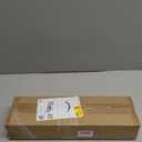 Wood Curtain Rods for Windows 48 to 84 Inch(4-7ft),1 Inch Heavy Duty Curtain Rods with Imitation Wood Grain Finials, Boho Adjustable Drapery Rod of Window Treatment