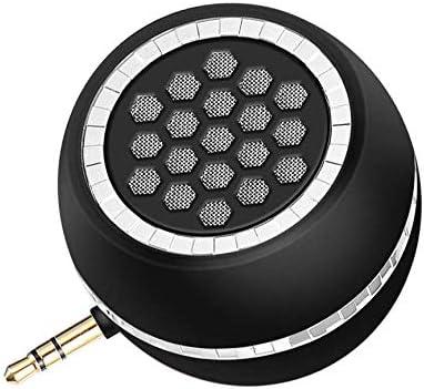 Mini Portable Speaker, 3W Line-in Phone Speaker with 3.5mm AUX Audio Interface, Plug and Play for iPhone, iPad, iPod, Tablet, Smartphone