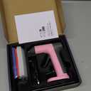 Katerk Cordless Hot Glue Gun, 30s Fast Heating & 20PCS Premium Mini Glue Sticks, 2500mAh Type-C Rechargeable, Compact & Portable, Auto Shut-Off, Perfect for DIY, School Crafts & Repairs (Pink)