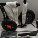 All Terrain Steerable Knee Scooter Crutch AlternativeDeluxe Medical Scooter Double Handbrake,for Adults Injured Ankle & Foot Recovery Scooter in Black