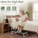 Bed Step Stool for Adults, Non-Slip Bed Step Stool Elderly Seniors