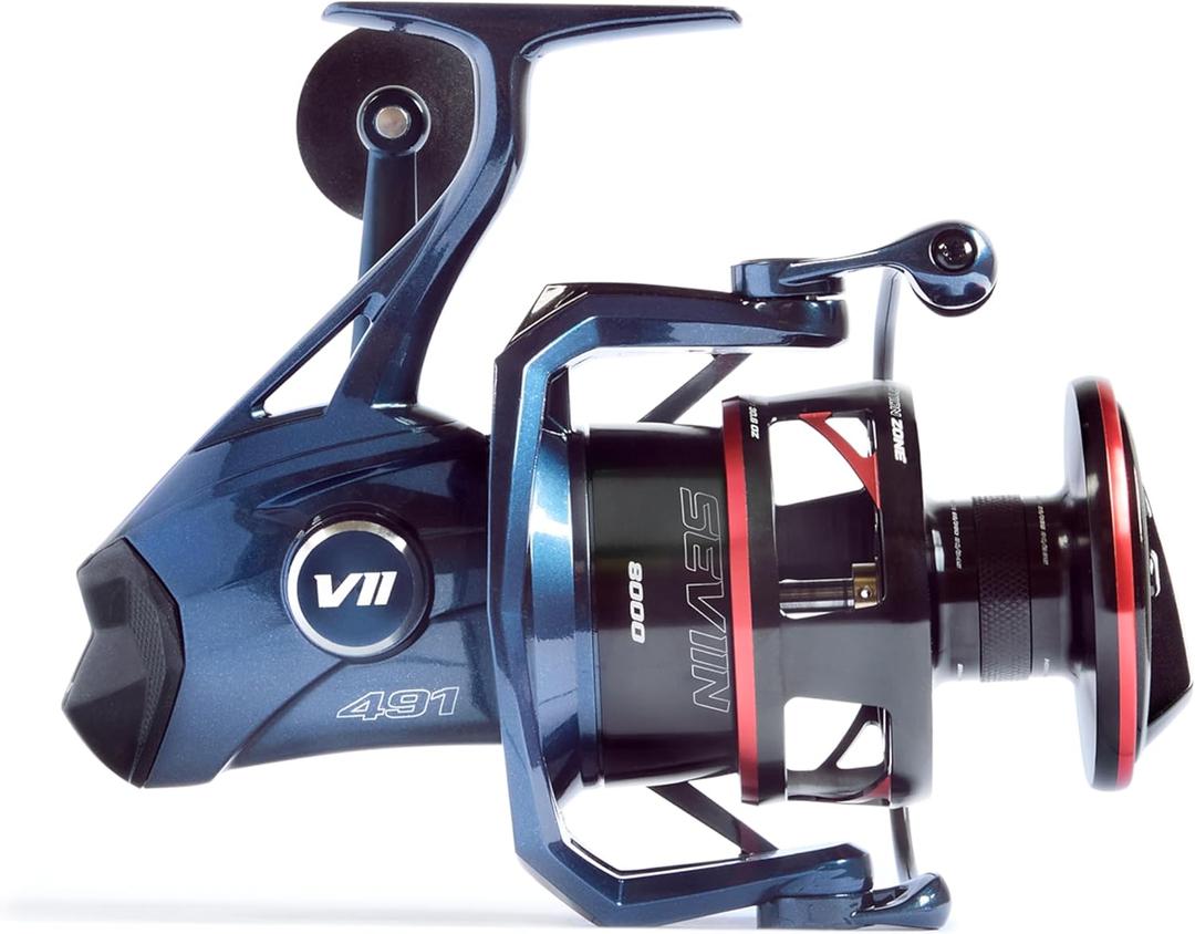 SEVIIN GSW Saltwater Spinning Reel - Engineered for Ultimate Durability, Corrosion Resistance & Dependability in Harsh Saltwater Conditions, Smooth Operation & Elite Performance