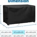 Game Table Cover for Best Choice 40in Portable Air Hockey Arcade Table, Arcade Machine Cover for 40in Tabletop Billiard Tables,Dust Covers for Family Game Night,41"x22"x9"