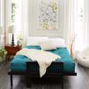 Mozaic Full Size 12-inch Futon Mattress, Polyester, Medium (Seafoam)