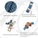 5 x Cell Phone Lanyard 2 Pcs-1 Pcs Adjustable Neck Strap,1 Pcs Wrist Strap, 5 Pcs Pads,Multifunctional Crossbody Rope Bag (Blue)