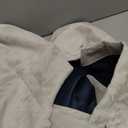 always4u 100% Blackout Soft Velvet Curtains for Bedroom Living Room Thermal Energy Saving 84 Inches Long Luxury Gold Foil Print Drapes 2 Panels White