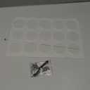 Outus Vinyl Storage Rack Acrylic 15 Holes Vinyl Roll Holder Craft Paper Storage Organizer Aperture 2 Inch Multiple Display Stand for Craft Room Home Office School, 12 x 7.8 Inch(Clear)