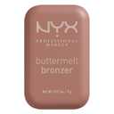 NYX PROFESSIONAL MAKEUP Matte Buttermelt Bronzer, Longwear Face Makeup with Up to 12 Hours of Wear, Vegan Formula - Deserve Butta (Light Medium Cool) (0.17 Ounce (Pack of 1))