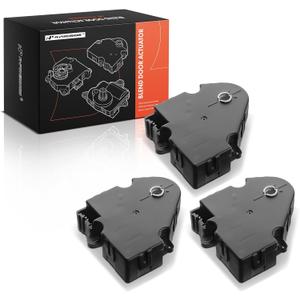 A-Premium HVAC Heater Blend Door Actuator Compatible with Buick Enclave 2008-2012 & Chevrolet Traverse 2009-2012 & GMC Acadia 2007-2012 & Saturn Outlook 2007-2010, Main, 3-PC Set