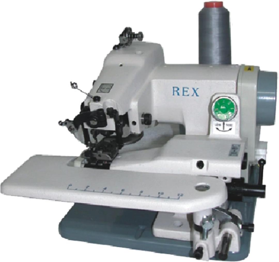 REX RX-518 All Metal Construction Portable Professional Grade Desktop Blindstitch, Cuffs, Failling Slack Bottoms, Hemming Dresses, Skirt and Coat Bottoms, Draperies, Negligees, Undergarments, Lapel Padding, Blouses Sleeves Machine, Gray