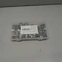 Single Ear Clamps Assortment Kit, StepLess Clamps, Pex Pinch Ring Clamp for Securing Pipe Hoses and Automotive Use 304 Stainless Steel 3/8"-1" (7.8mm-25.6mm) 120Pcs/8Sizes