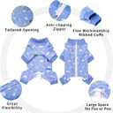 Dog Surgery Recovery Suit, Dog Onesie for Surgery Female Male Dogs, Dogs Pajamas Long Sleeve, Small Dogs Onesie, Abdominal Wound Bandages Surgical Suit, Cat Recovery Suit for Shedding Skin Disease, L