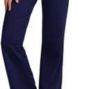 ZFLM Women Casual Loungewear  Outfit Wide Leg High Waisted Pants with Pockets Tracksuit Sets Streetwear (Small, Navy Blue) + Blue T-s
