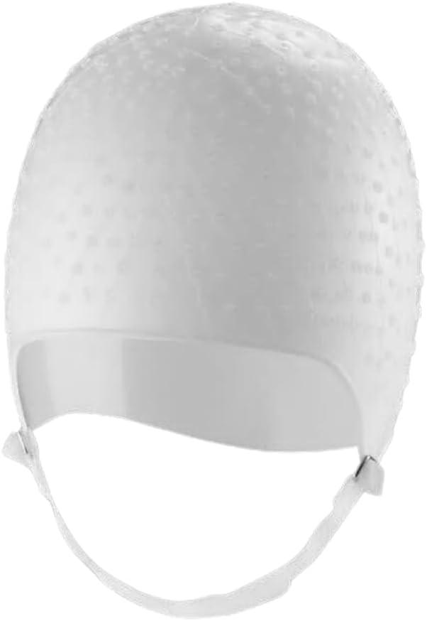 Dompel Silicone Highlight Hair Cap | Reusable Professional Silicone Cap with Needle | Special for Hair Dyeing | Model 233 CA