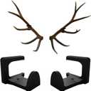 2 Pack Elk/Moose Shed Antler Wall Mounts, Duty Hanger for Natural Sheds & Trophies, Securely Display Your Trophies, Quick Install, Perfect for Cabin and Rustic Decor