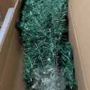 7 ft. Green PVC Hinged Xmas Pine Artificial Christmas Tree