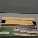 GOTHINK Wooden Mahjong Tiles Trays/Racks/Holders Set of 4, Upgrade Your Mahjong Game, Racks for Mahjong, Mexican Train, Dominoes, and More (Rack Only)