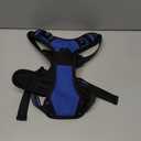 rabbitgoo Dog Harness No Pull with 2 Leash Clips, Adjustable Soft Padded, Reflective Oxford No Choke Pet Vest with Easy Control Handle for Large Dogs, Dazzling Blue, L