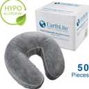 EarthLite Fitted Disposable Face Cradle Covers  Medical-Grade, Soft, Non-Sticking Massage Headrest Covers for Massage Tables & Massage Chairs (50 Count)