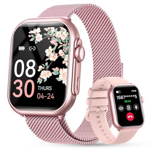 Smart Watch for Women Men Fitness: 1.85" Smart Watch with 30 Days+ Battery Life Make/Recive Call Heart Rate SpO2 Sleep Monitor 120+ Sport IP68 Waterproof Fitness Tracker Watch for iPhone Android