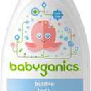 Babyganics Bubble Bath, Gently Cleanses, Fragrance Free, 20 Fl Oz