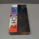 Switch 2 Accessories Bundle for Nintendo Switch 2,13 in 1 Travel Carrying Case Kit with Screen Protector,Clear Shell,Blue Red Silicone Cover for Joycons,20 Game Card Holder,4 Thumb Grip Caps,Black,2025