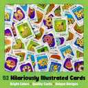 2 x DR DINGUS Nom Nom Card Game - 2-6 Players - Ages 7+ - 15 Minutes to Play - High Stakes Card Game - Party Game, Family Game Night, Kid and Adult