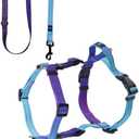 Roses&Poetry Dog Harness for Large Dogs, No-Pull Dog Harness and Leash Set Adjustable Reflective, Dog Vest Harnesses Comfort Padded Handle, Pet Harness for Training Outdoor WalkingGsky-L