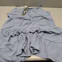 BMJL Womens Bathing Suit Cover Up Flowy Swimsuit Coverups Spaghetti Straps Eyelet Cute Beach Dress Vacation Sundress, Size Medium