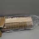 LazBlinds No Drill Bamboo Roman Shades, 26.5" W x 64" H, Highfield Teak