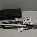 3D Printer Enclosure for Bambu Lab A1 Mini, Large Transparent Window Enclosure with LED Light, Fireproof Dustproof Noise Reduction Constant Temperature 3D Printer Cover, 460x460x550MM (Black)