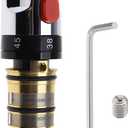 Thermostatic Bath Mixer Tap Shower Valve Handle Spare Repair Cartridge Kit Hot