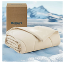 Bedsure Premium Cooling Blanket for Medium Dog - Q-MAX>0.5, Breathable Summer Washable Cold Pet Throw Blanket, Soft Durable Self Cooling Cat Mat for Hot Weather, Gentle Cream, 30x40