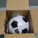 WILSON Traditional Soccer Balls (Size 5, Black/White)