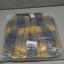 Fozexi Women's Sherpa Lined Jackets Sherpa Turn-Down Collar Warm Winter Fleece Flannel Jacket for Women Trendy Yellow X-Small