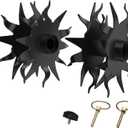 DEVONIC Cordless Tiller Cultivator Electric Replacement Blade1 Set Contains Two Blade Heads