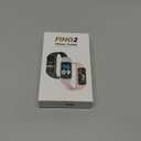 FITVII FINO 2 Slim Fitness Tracker, Smart Watch with Blood Oxygen, Sleep Monitor, 24/7 Heart Rate & Blood Pressure, IP68 Waterproof Health Activity Trackers with Calories Step Counter for Women Men (Black)