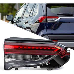 Tail Light Cover for Toyota RAV4 - Inner Rear Tail Lights Compatible With Toyota RAV4 2019-2024 Rear Brake Signal Lamp Replacement Left Side Driver Side