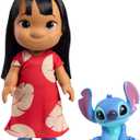Disney Lilo & Stitch 14-inch Poseable Lilo Doll with 5-inch Stitch Figure, Collectible Toys, Toy for Fans, Girls, Kids, Ages 3 and Up by Just Play