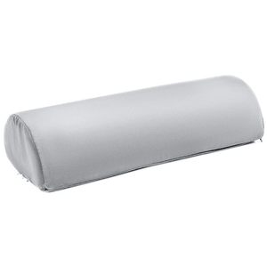 Half Moon Memory Foam Bolster Pillow Color Grey For Back & Neck , 19x8 inches, Grey color, Set Of 2