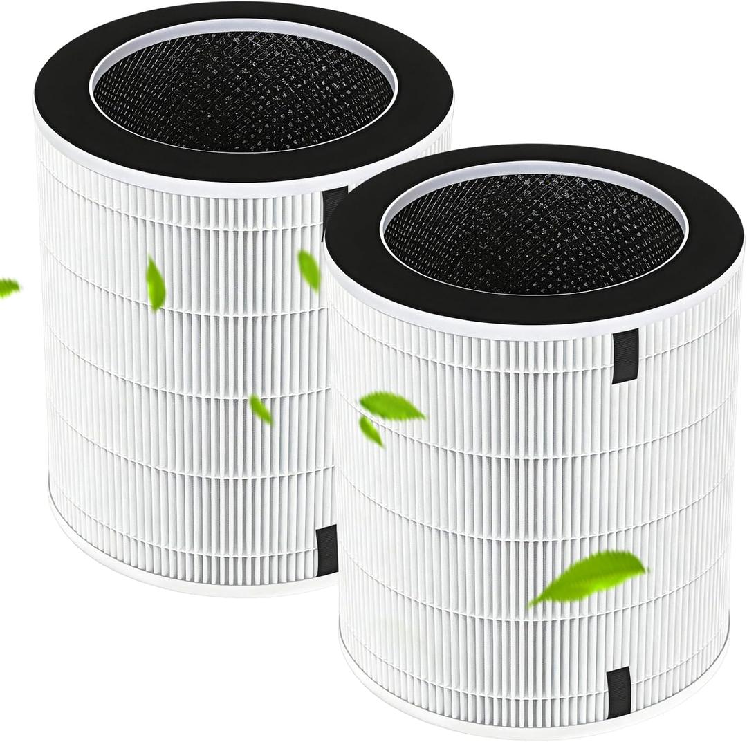 2 Pack Filter Replacement Compatible With Sans Air Purifier Filter For Afloia Max/Mage/Mage Pro Air Purifier, For Air-Honati, For Rosewill Rhap-20001/Rhap-20002