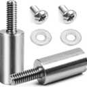 Stainless Steel Timer Plate Stand-Off Kit with Screws & Washers, .76" Length – Fits 1970-1999 Shovelhead/EVO Big Twin & 1971-2003 Sportster Ironhead/Evolution – Replaces HD# 32601-78
